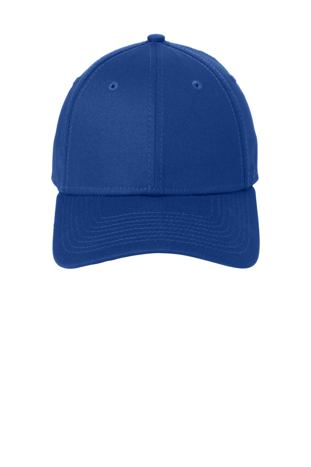 Front View of Royal New Era - Structured Stretch Cotton Cap. NE1000