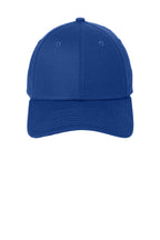 Front View of Royal New Era - Structured Stretch Cotton Cap. NE1000