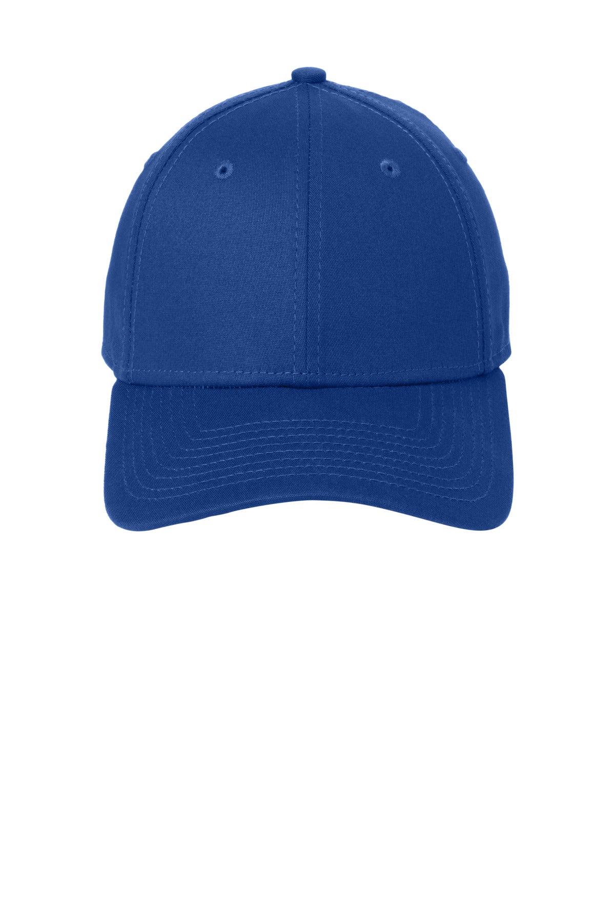 Front View of Royal New Era - Structured Stretch Cotton Cap. NE1000