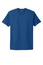 Front View of Royal Next Level Apparel Adult Cotton Tee. NL3600