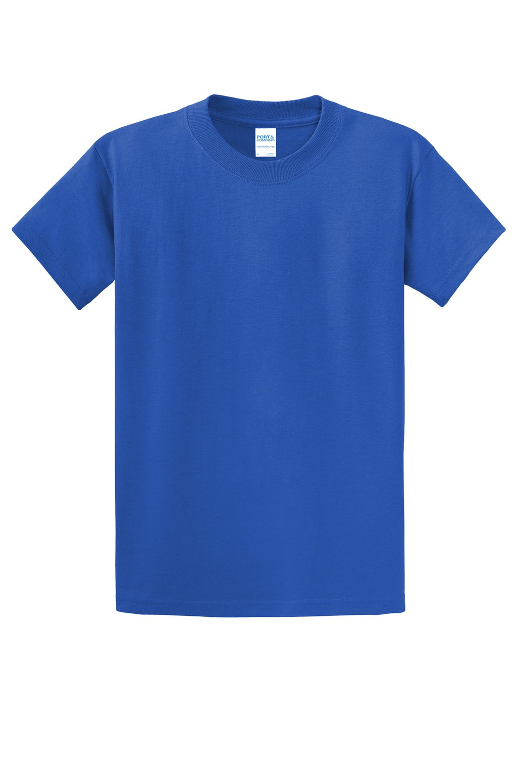 Front View of Royal Port & Co Essential Tee. PC61