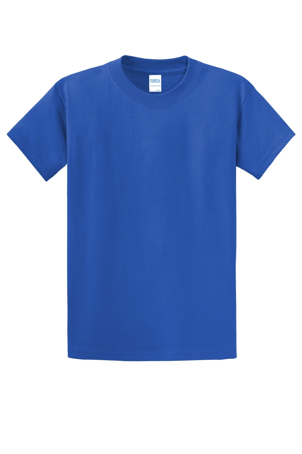 Front View of Royal Port & Co Essential Tee. PC61