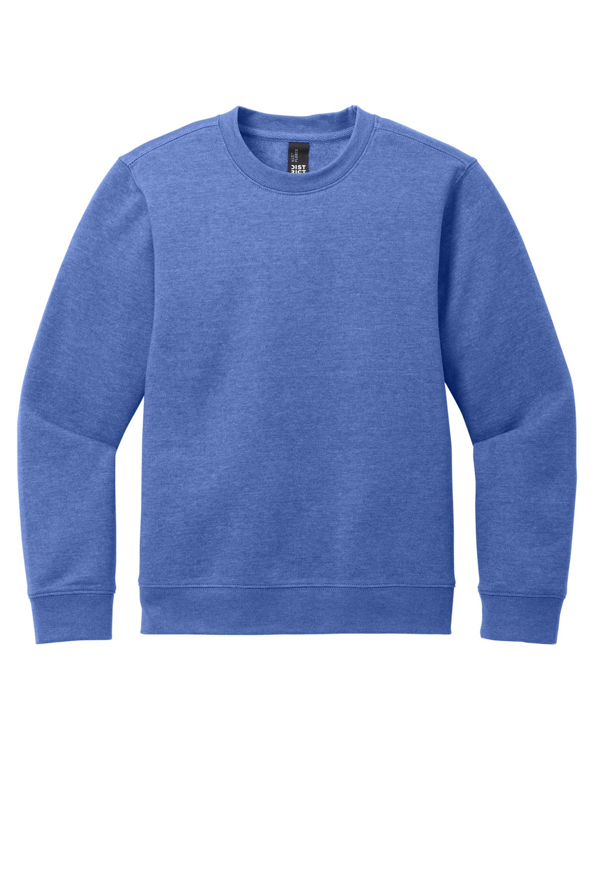 Front View of RoyalFrost District Youth V.I.T. Fleece Crew DT6104Y