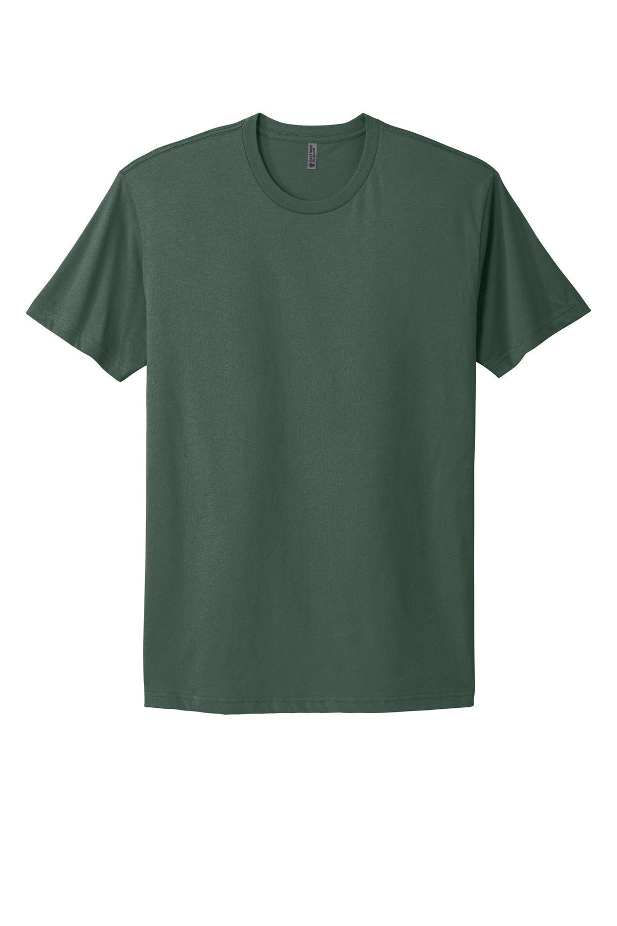 Front View of RoyalPine Next Level Apparel Adult Cotton Tee. NL3600