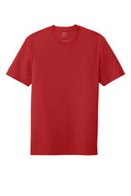 Front View of Ruby Red District Re-Tee DT8000