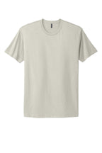 Front View of Sand Next Level Apparel Adult Cotton Tee. NL3600