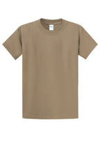 Front View of Sand Port & Co Essential Tee. PC61