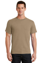 Front View of Sand Port & Co Essential Tee. PC61