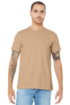 Front View of SandDune BELLA+CANVAS Unisex Jersey Short Sleeve Tee. BC3001