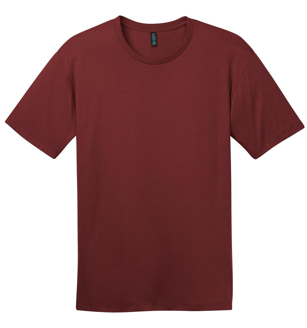 Front View of Sangria District Perfect Weight Tee. DT104
