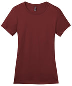 Front View of Sangria District Women's Perfect Weight Tee. DM104L