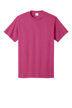 Front View of Sangria Port & Co Core Cotton Tee. PC54