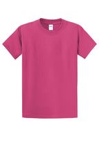 Front View of Sangria Port & Co Essential Tee. PC61