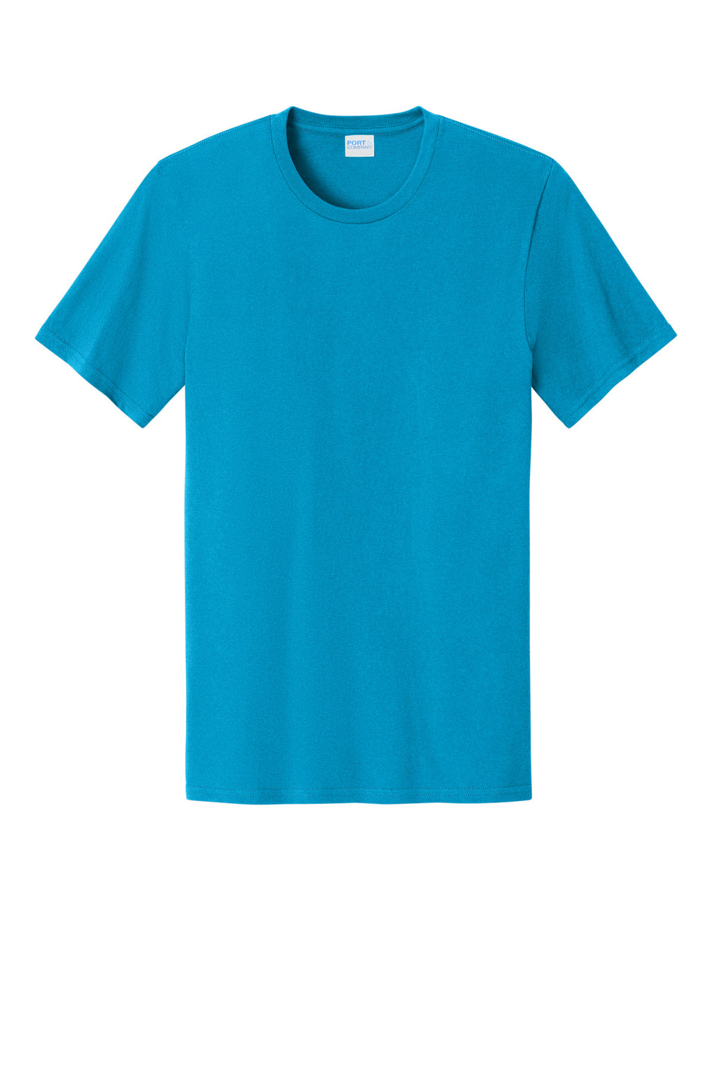 Front View of Sapphire Port & Co Easy Cotton Tee PC43