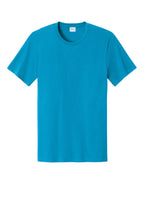 Front View of Sapphire Port & Co Easy Cotton Tee PC43