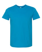 Front View of Sapphire Softstyle® T-Shirt - 64000