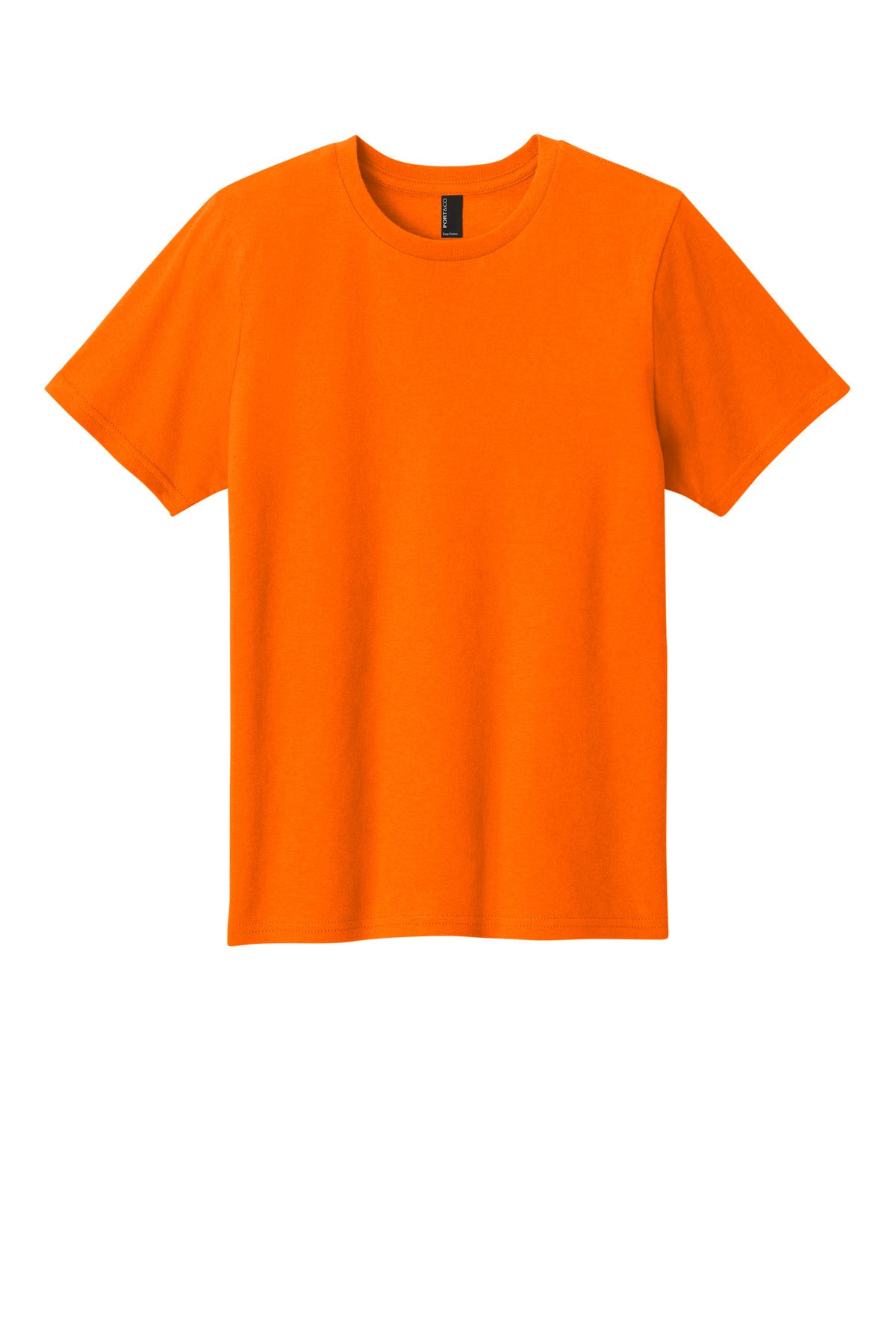 Front View of SftyOrg Port & Co Youth Easy Cotton Tee PC43Y
