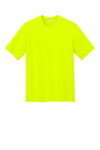 Front View of SftyYellow CornerStone Workwear Pro Short Sleeve Tee CS440