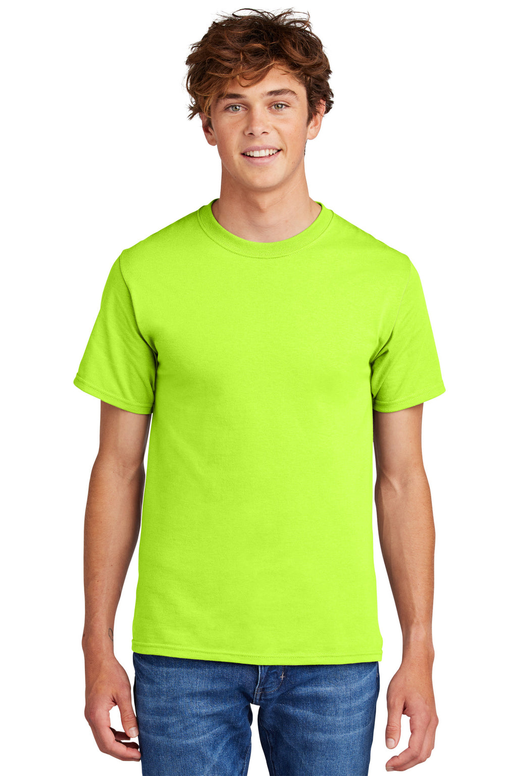 Front View of SGreen Port & Co Essential Tee. PC61