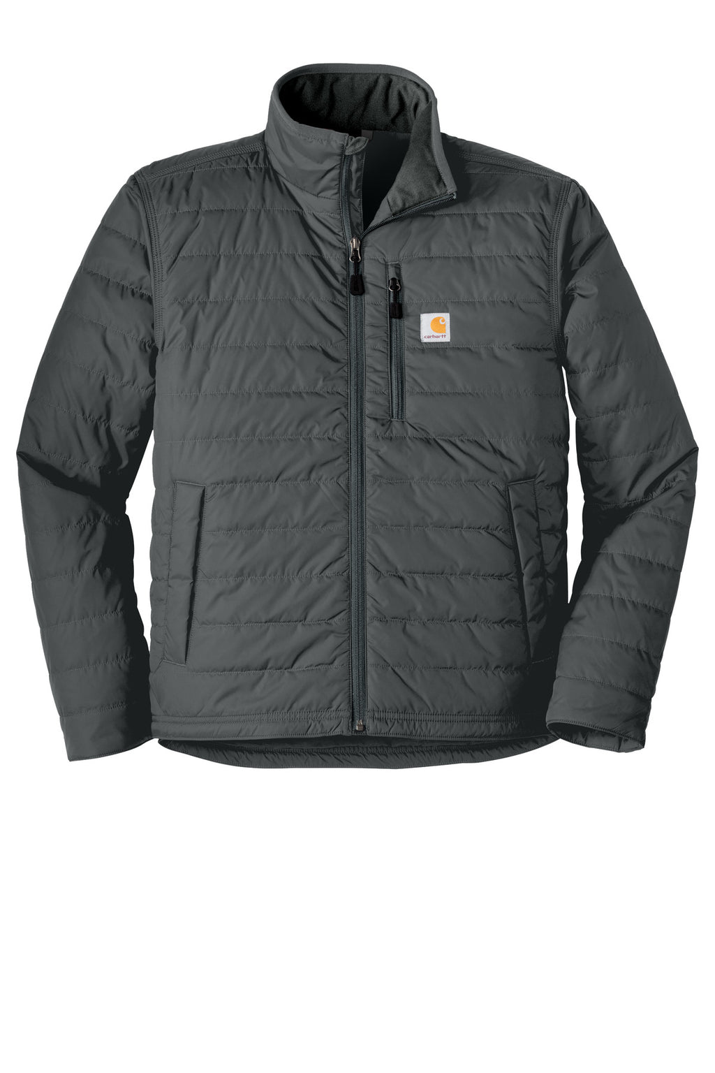 Front View of Shadow Grey Carhartt Gilliam Jacket. CT102208