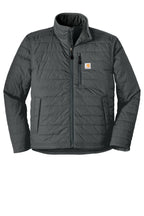 Front View of Shadow Grey Carhartt Gilliam Jacket. CT102208