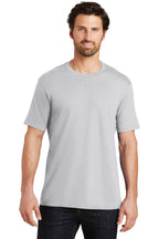 Front View of Silver District Perfect Weight Tee. DT104