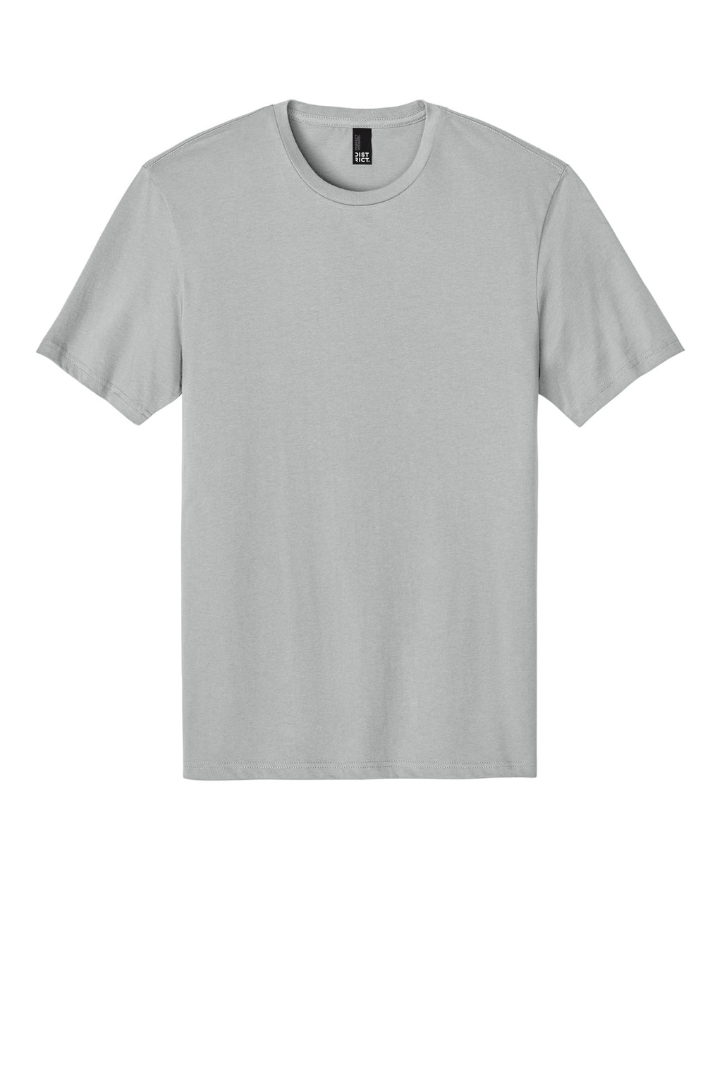 Front View of Silver District Perfect Weight Tee. DT104