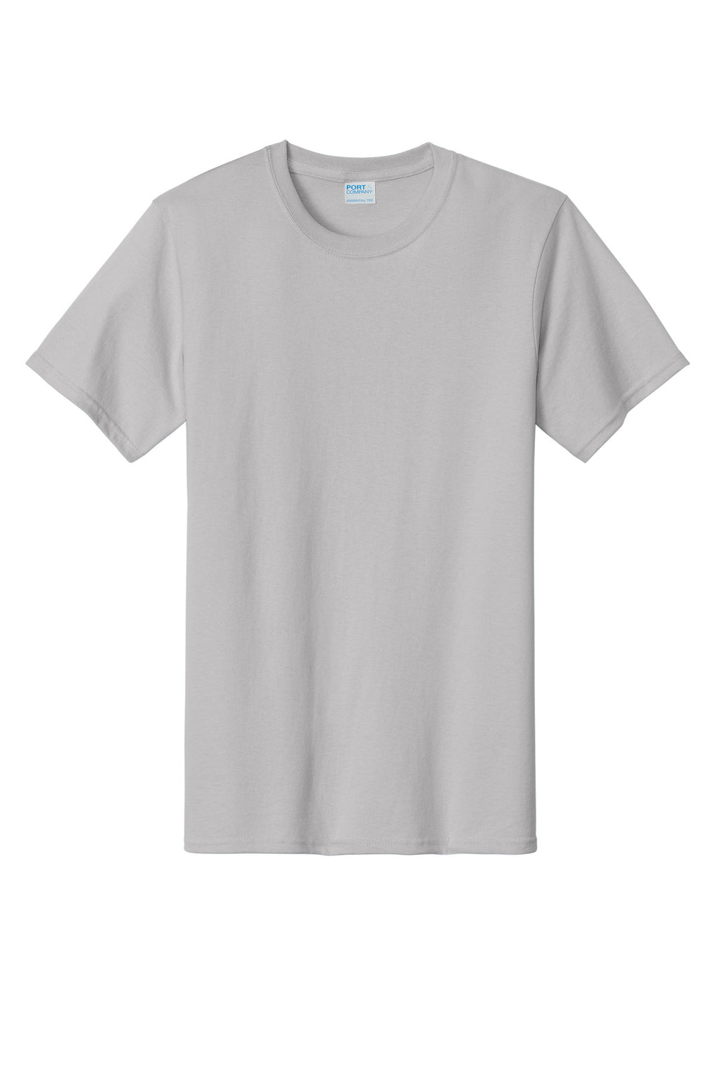Front View of Silver Port & Co Essential Tee. PC61
