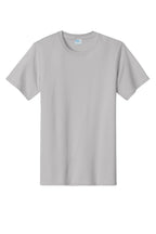 Front View of Silver Port & Co Essential Tee. PC61