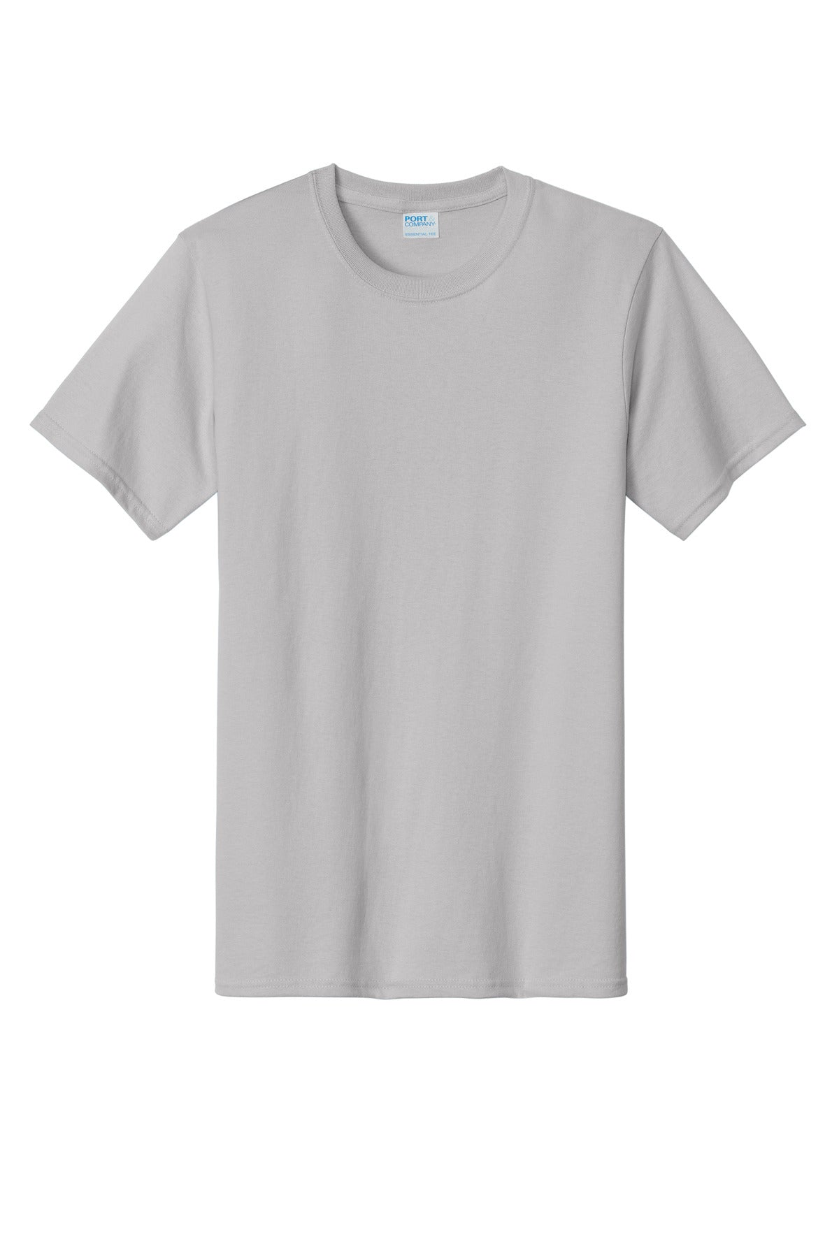 Front View of Silver Port & Co Essential Tee. PC61