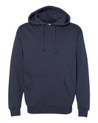Front View of Slate Blue Heavyweight Hooded Sweatshirt - IND4000