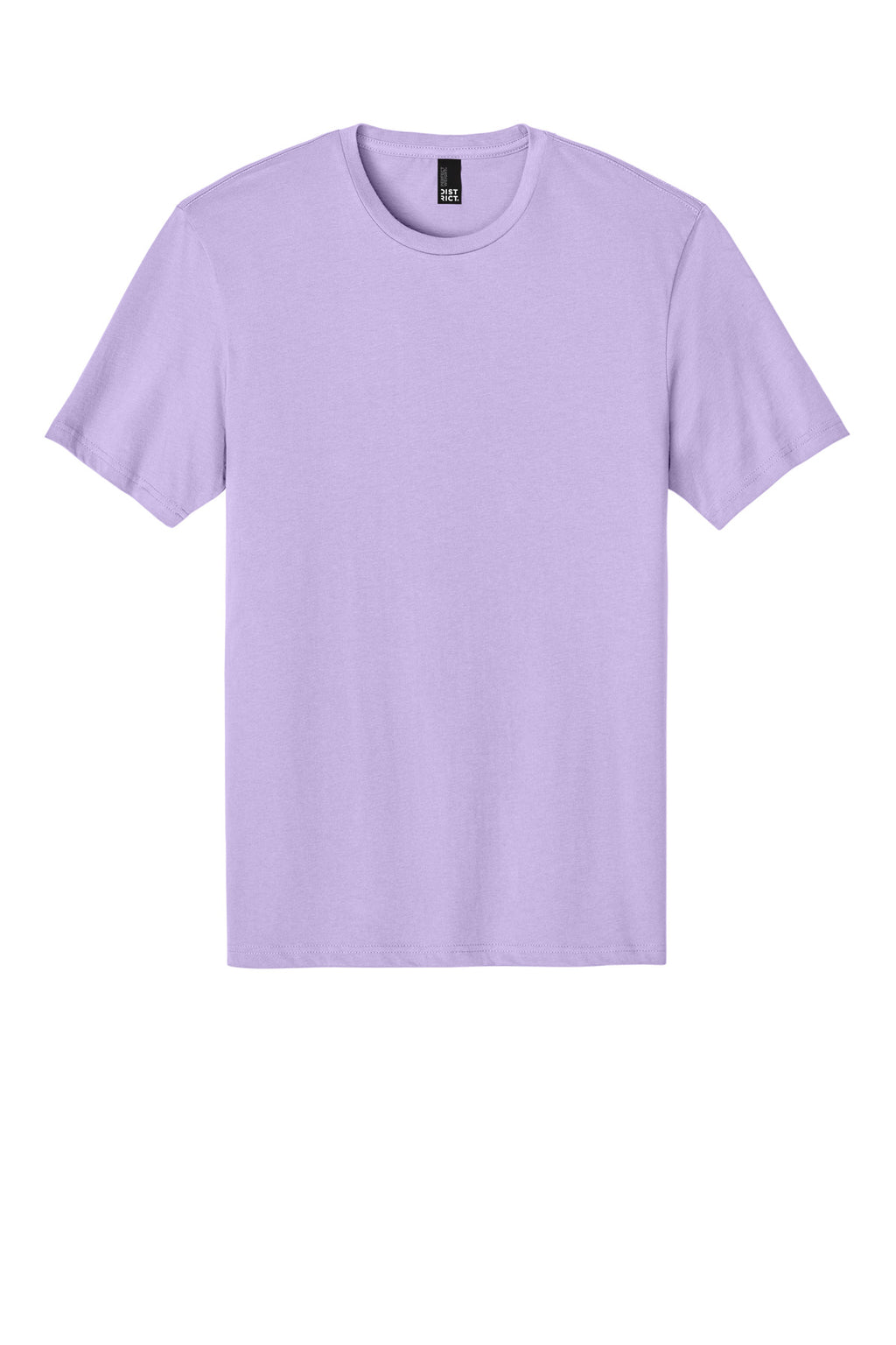 Front View of Soft Purple District Perfect Weight Tee. DT104
