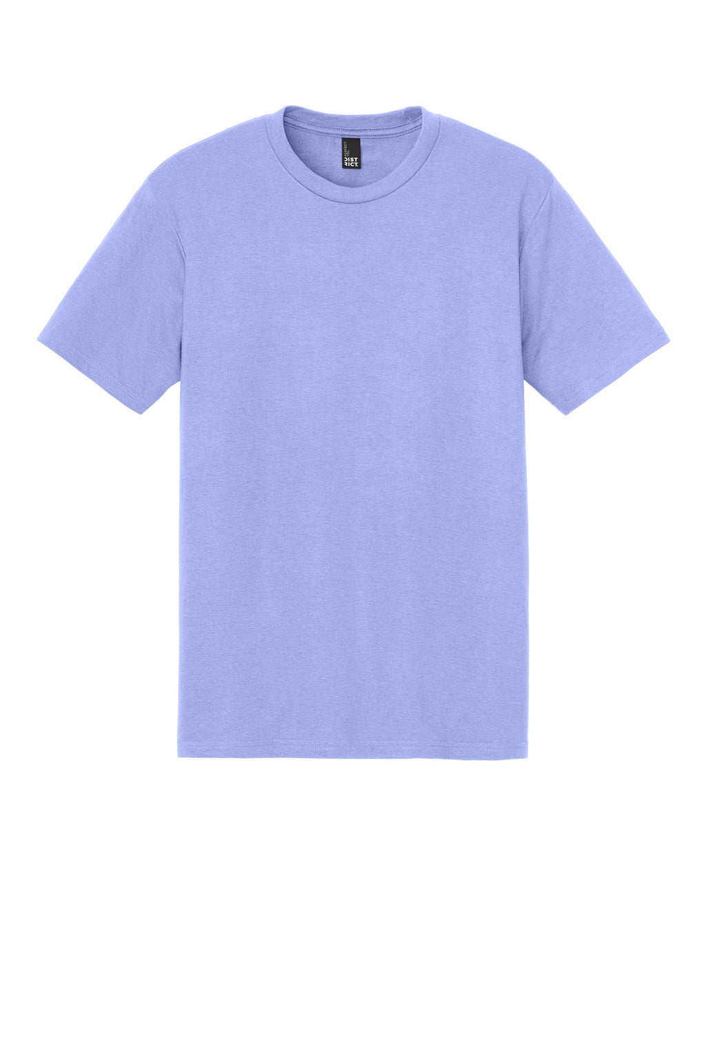 Front View of SoftLilac District Perfect Tri Tee. DM130