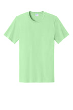Front View of Spearmint Port & Co Easy Cotton Tee PC43