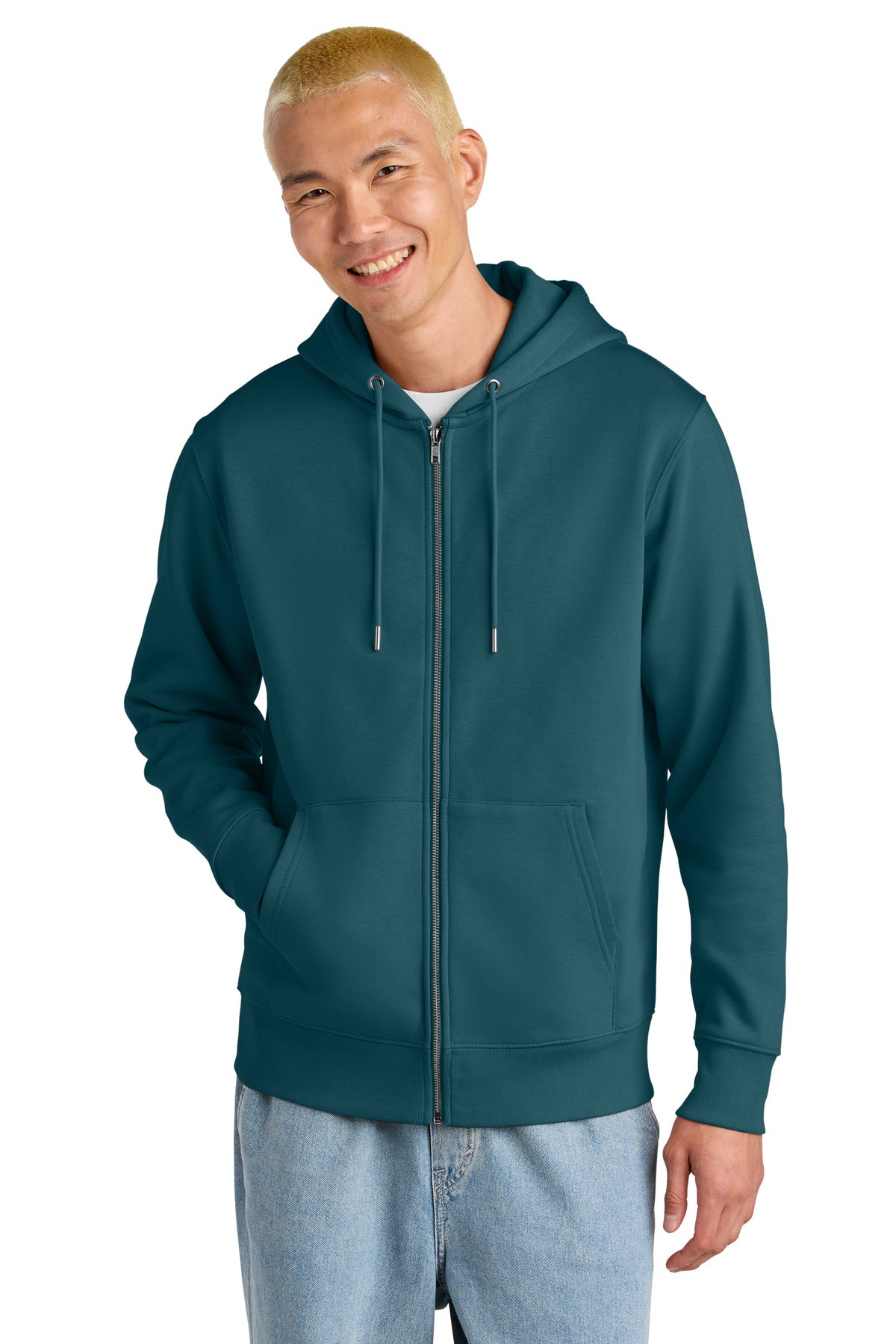 Front View of Stargazer Stanley/Stella Unisex Cultivator 2.0 Full-Zip Hooded Sweatshirt SXU005