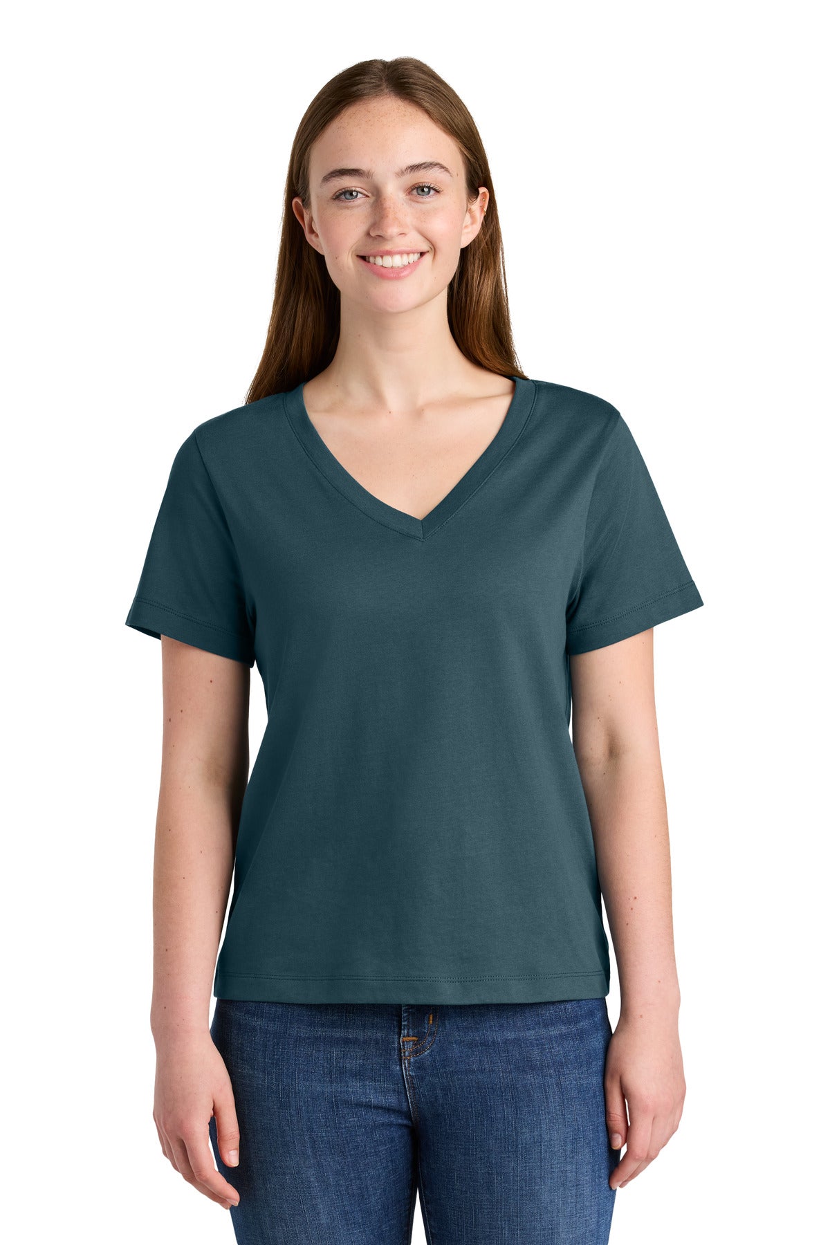 Front View of Stargazer Stanley/Stella Women's Stella Isla V-Neck Tee SXW032