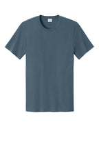 Front View of SteelBlue Port & Co Easy Cotton Tee PC43