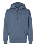 Front View of Storm Blue Heavyweight Hooded Sweatshirt - IND4000