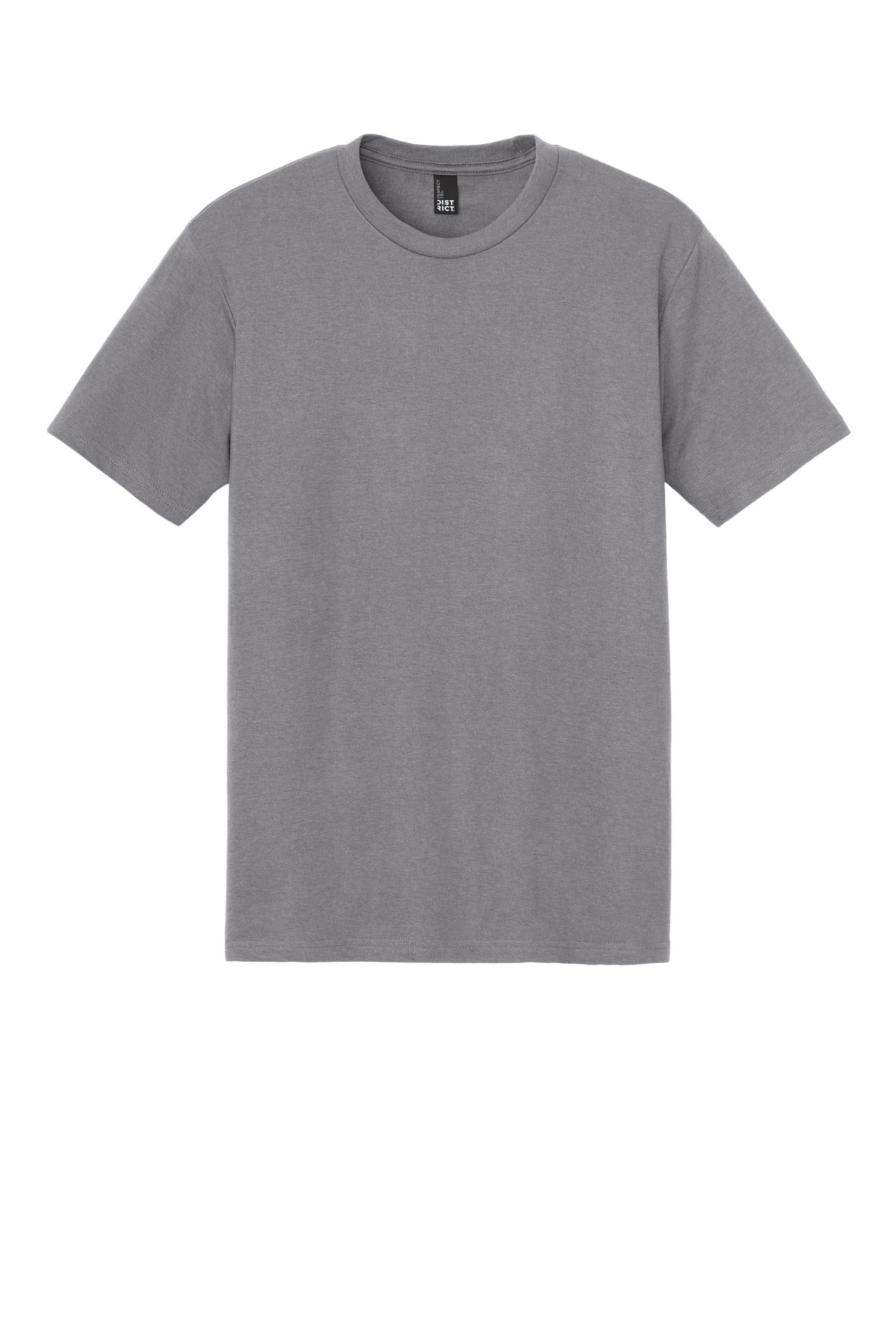 Front View of StormCloud District Perfect Tri Tee. DM130