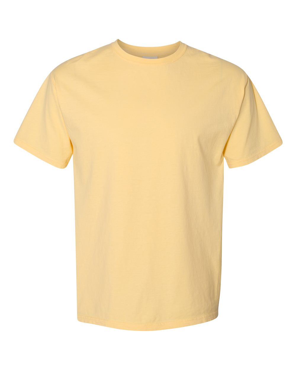 Front View of Summer Squash Yellow Garment-Dyed T-Shirt - GDH100
