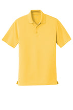 Front View of Sunburst Yllw Port Authority Dry Zone UV Micro-Mesh Polo. K110