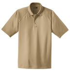 Front View of Tan CornerStone - Select Snag-Proof Tactical Polo. CS410