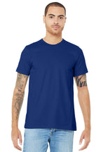 Front View of TeamNavy BELLA+CANVAS Unisex Jersey Short Sleeve Tee. BC3001