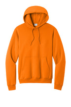 Front View of TennOrange Port & Co Core Fleece Pullover Hooded Sweatshirt. PC78H