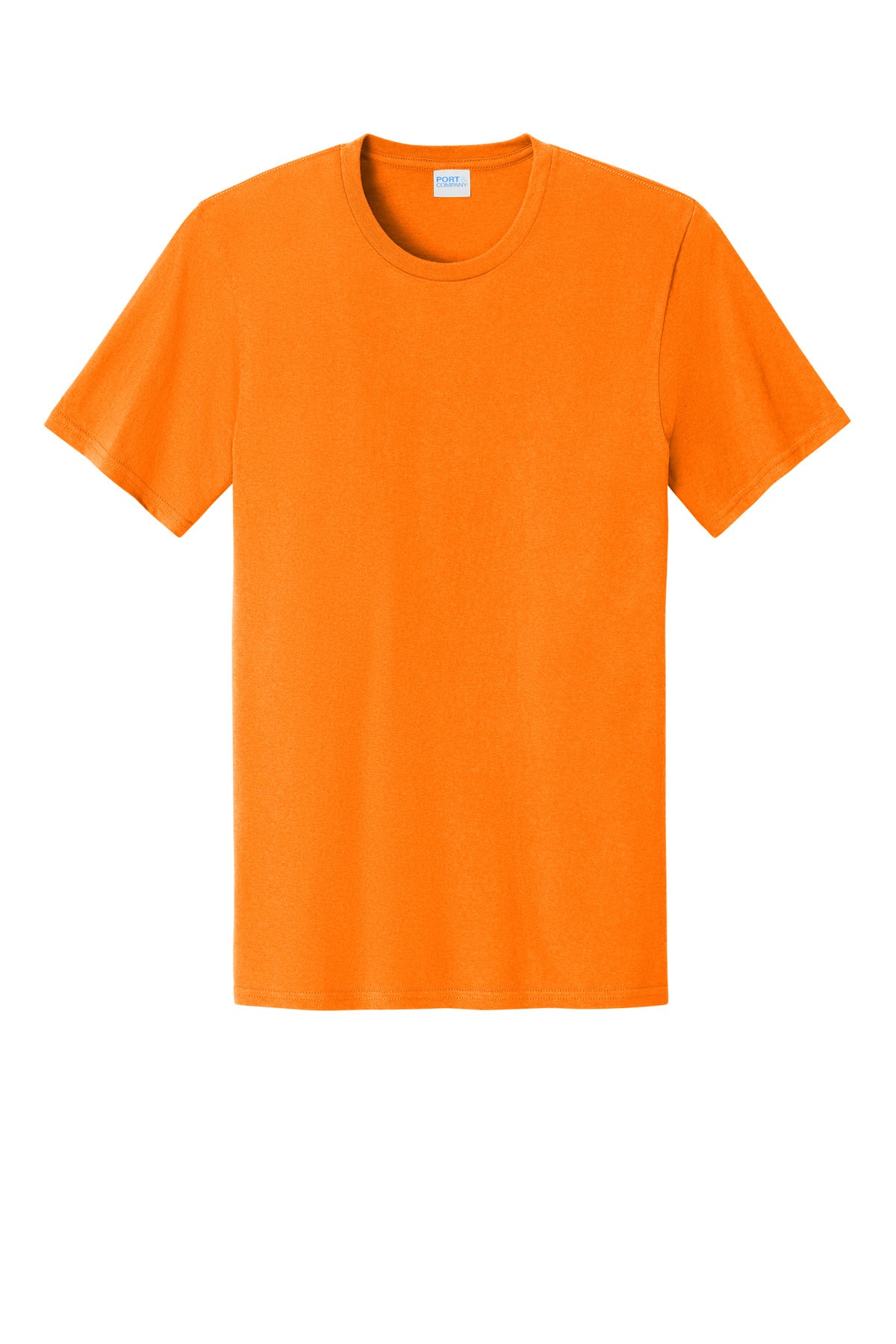 Front View of TennOrange Port & Co Easy Cotton Tee PC43