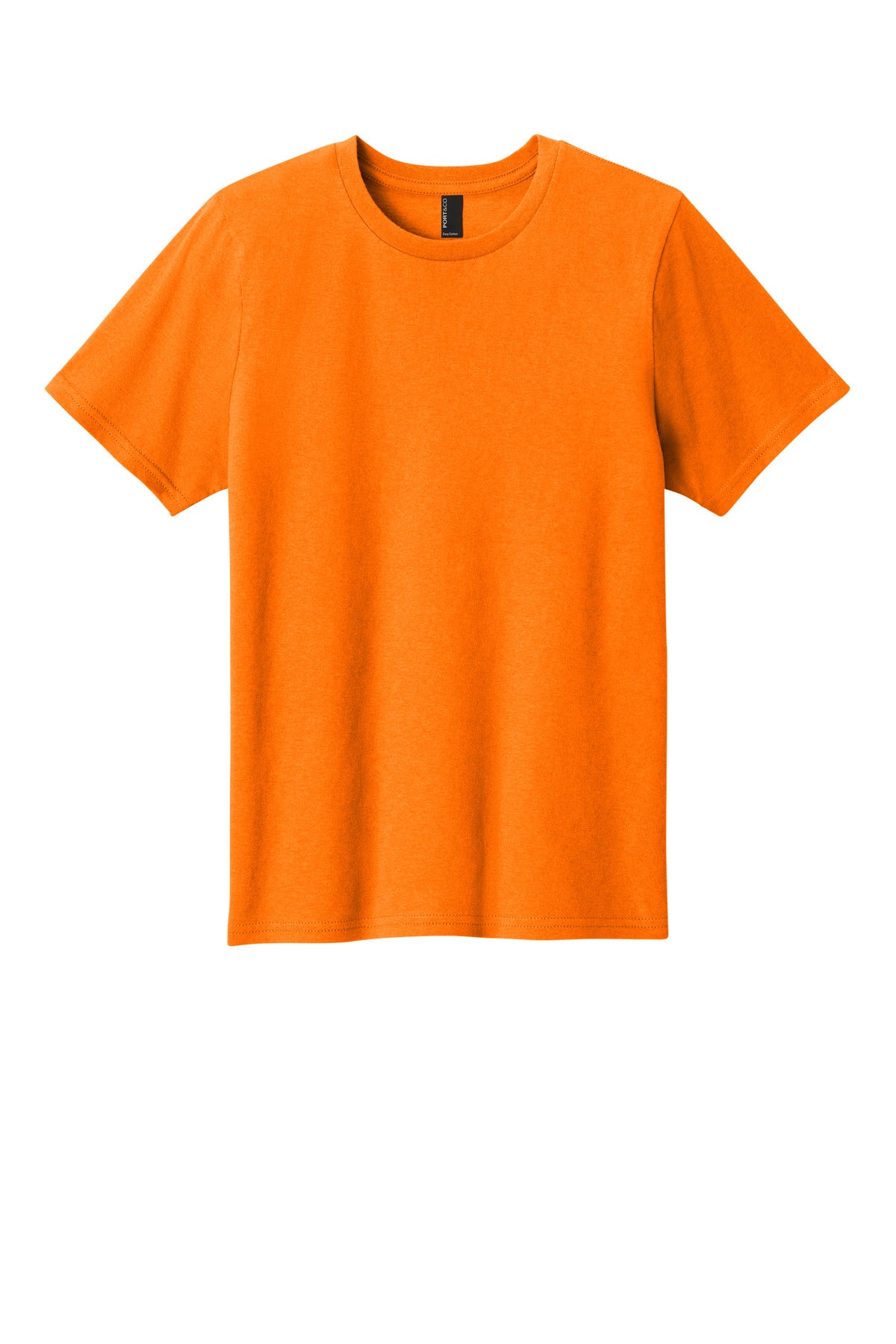 Front View of TennOrange Port & Co Youth Easy Cotton Tee PC43Y