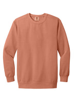 Front View of Terracotta COMFORT COLORS Ring Spun Crewneck Sweatshirt. 1566