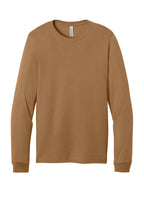 Front View of Toast BELLA+CANVAS Unisex Jersey Long Sleeve Tee. BC3501