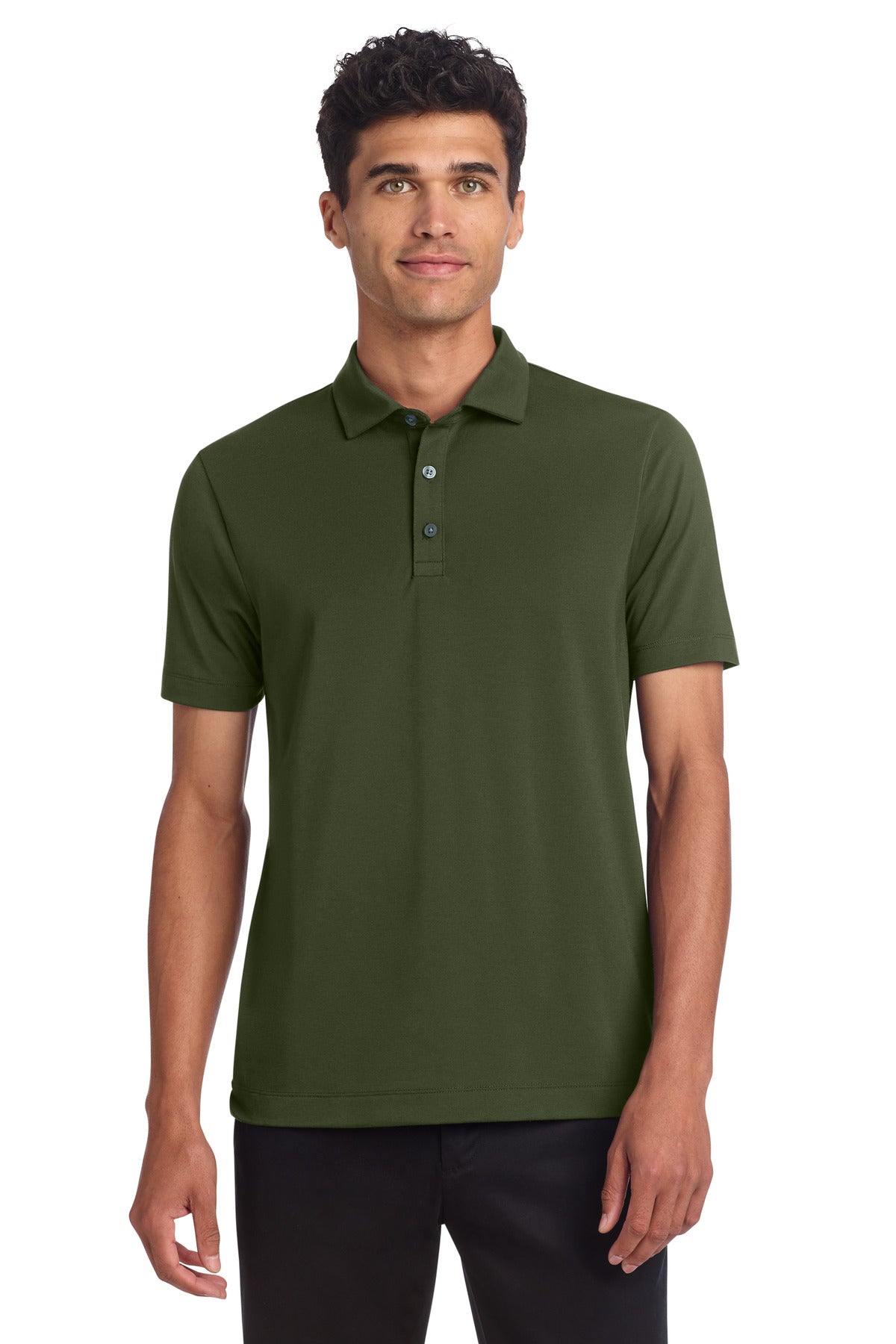 Front View of TownsendGn Mercer+Mettle Stretch Jersey Polo MM1014