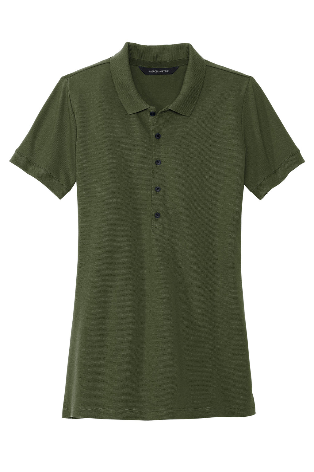 Front View of TownsendGn Mercer+Mettle Women's Stretch Heavyweight Pique Polo MM1001